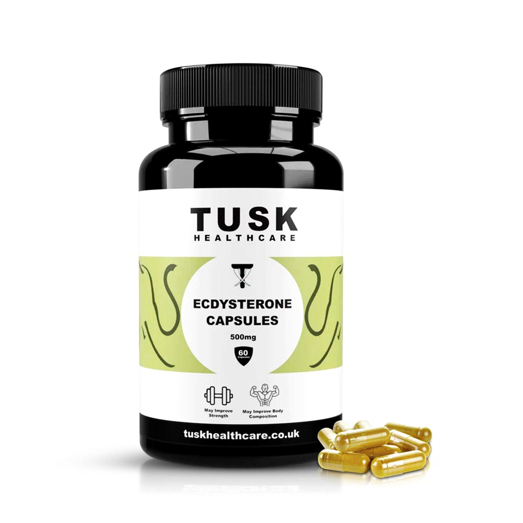 Ecdysterone 90% Capsules - Build Muscle & Increase Strength - TuskHealthCare