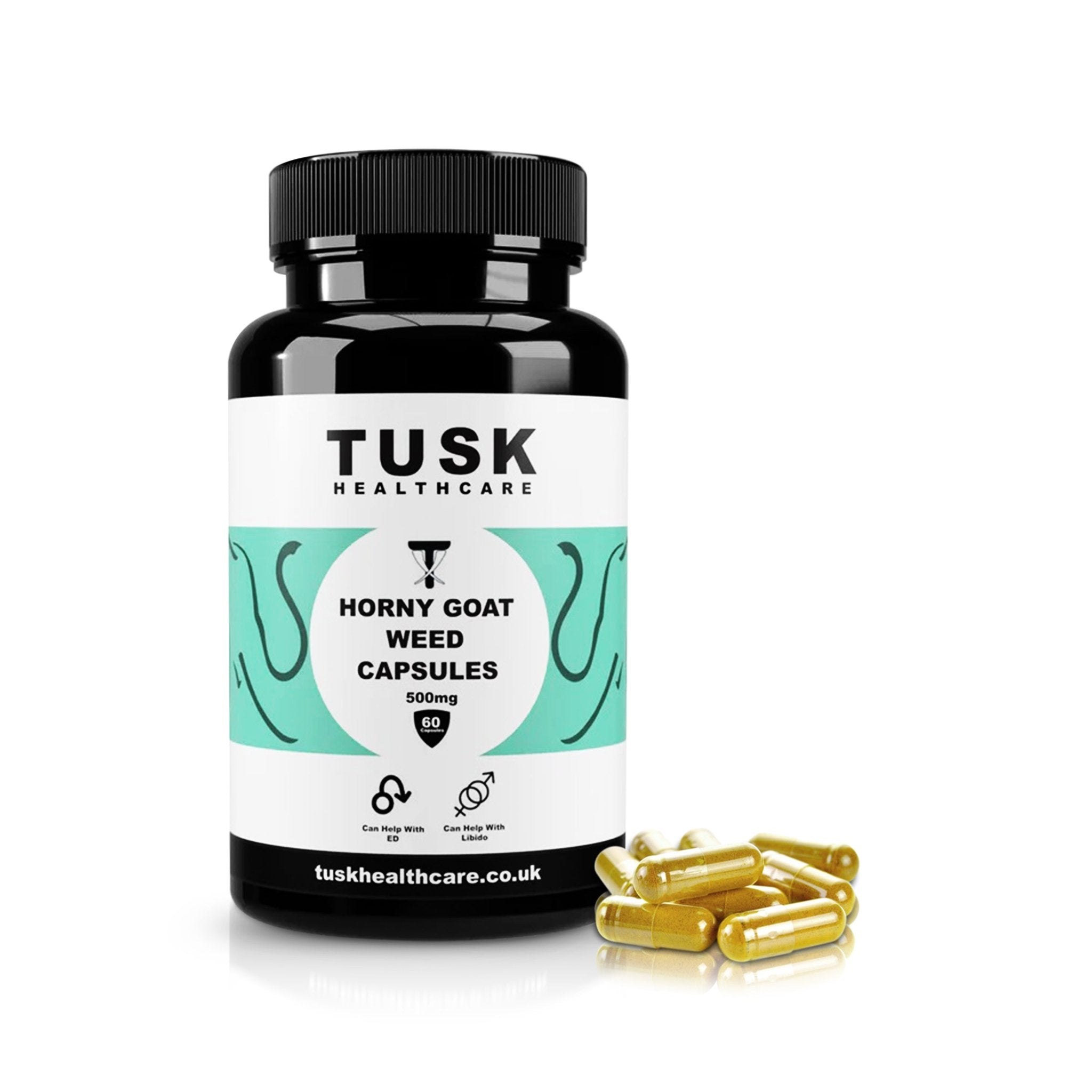Horny Goat Weed Capsules - Natural Libido Boost - TuskHealthCare