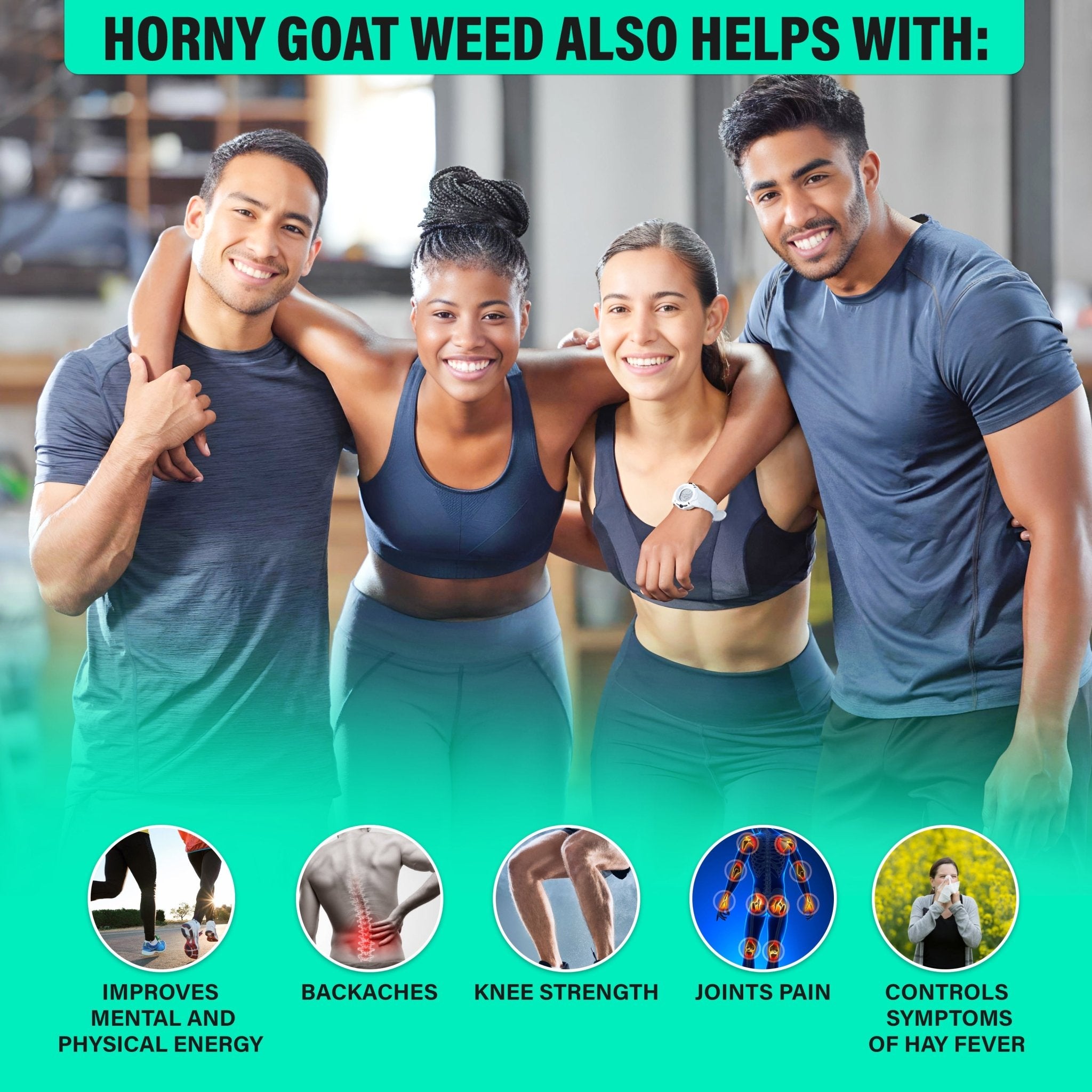 Horny Goat Weed Capsules - Natural Libido Boost - TuskHealthCare