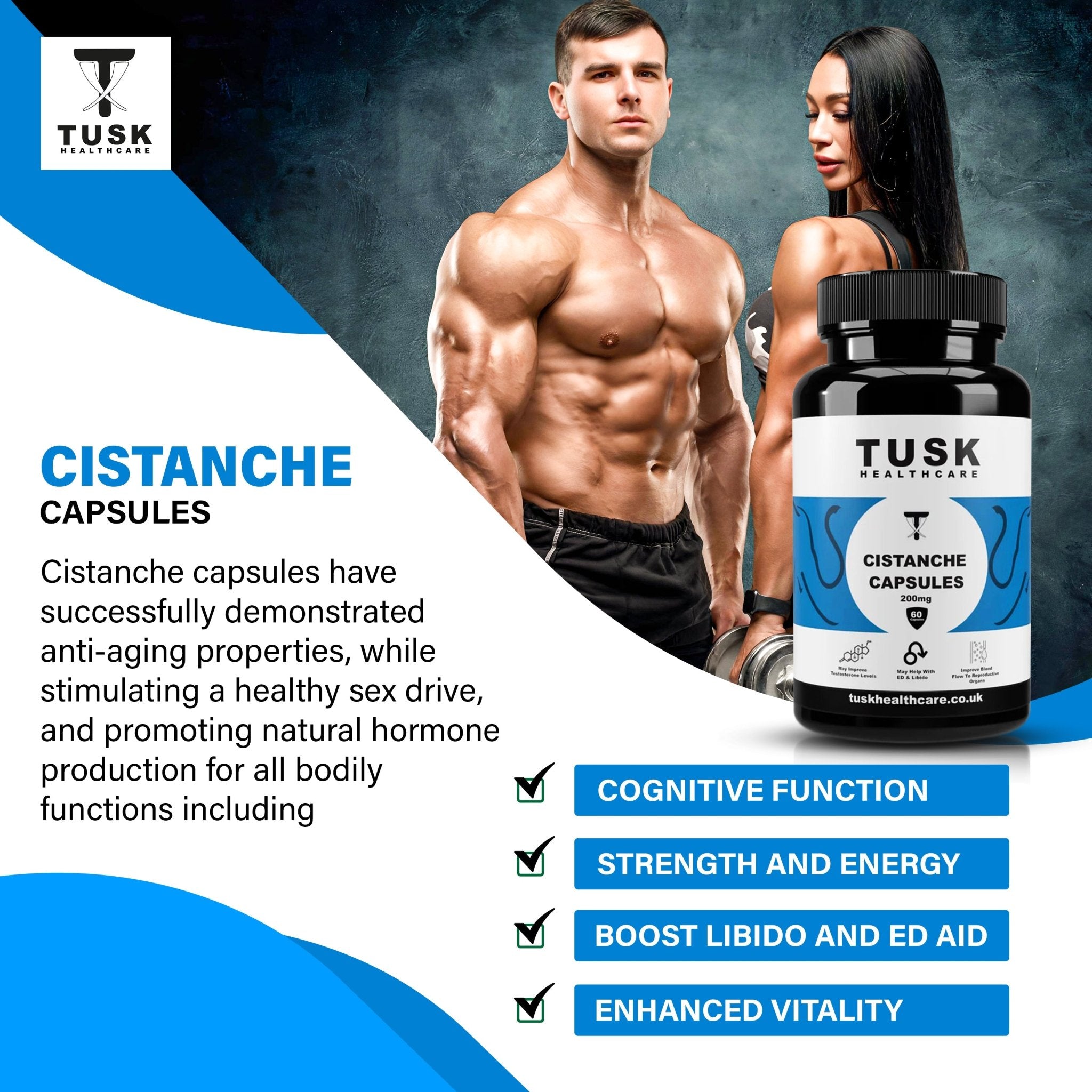 Natural Libido Boost - Cistanche & Tongkat Ali Proven To Boost Sex Drive - TuskHealthCare