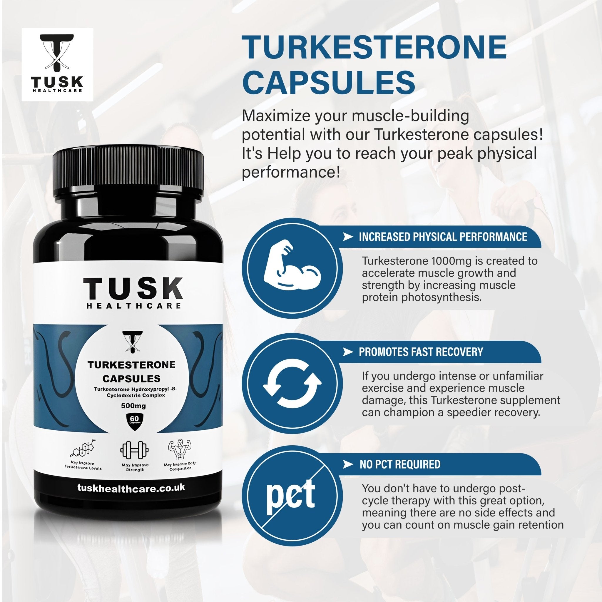 Turkesterone 10% Standardisation - Natural Steroid To Build Muscle & Gain Strength - TuskHealthCare