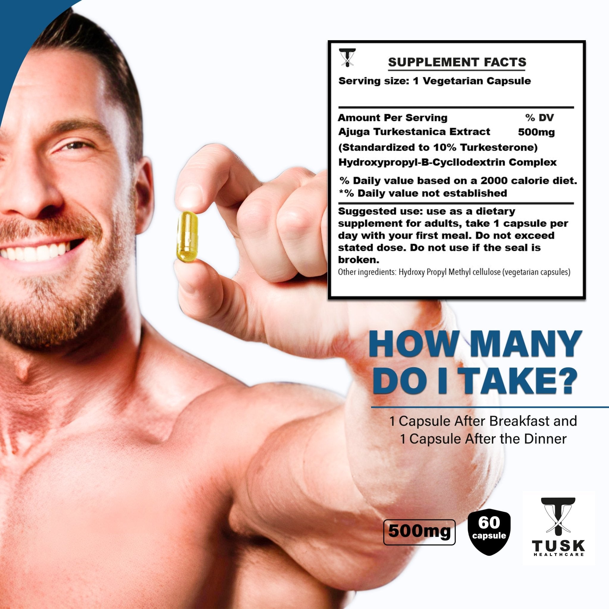 Turkesterone 10% Standardisation - Natural Steroid To Build Muscle & Gain Strength - TuskHealthCare